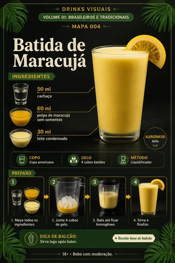 Batida de maracujá
